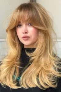 Layered Curtain Bangs