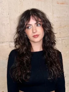 Long Curls With Fringes