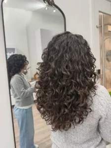Shoulder Cut Curly Hair