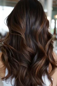 Dark Brown Balayage