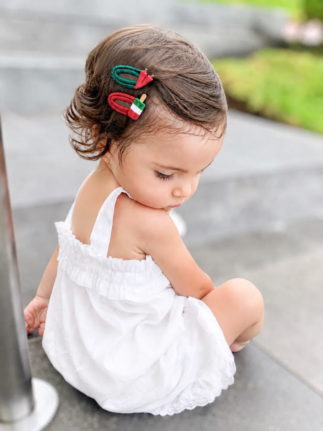 Double Fabric Hair Clips