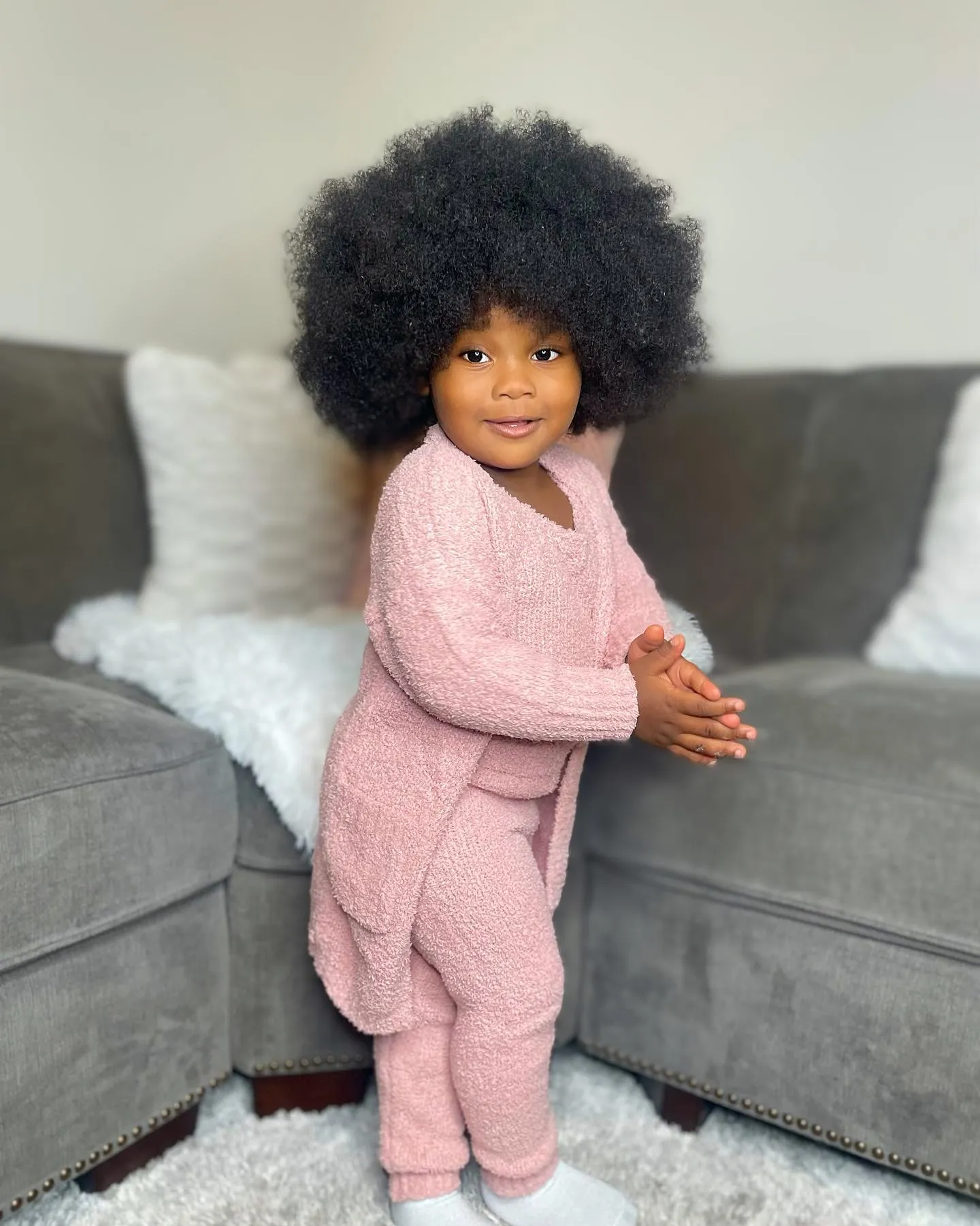 Fluffy Curly Afro