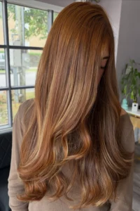 Golden Copper Balayage