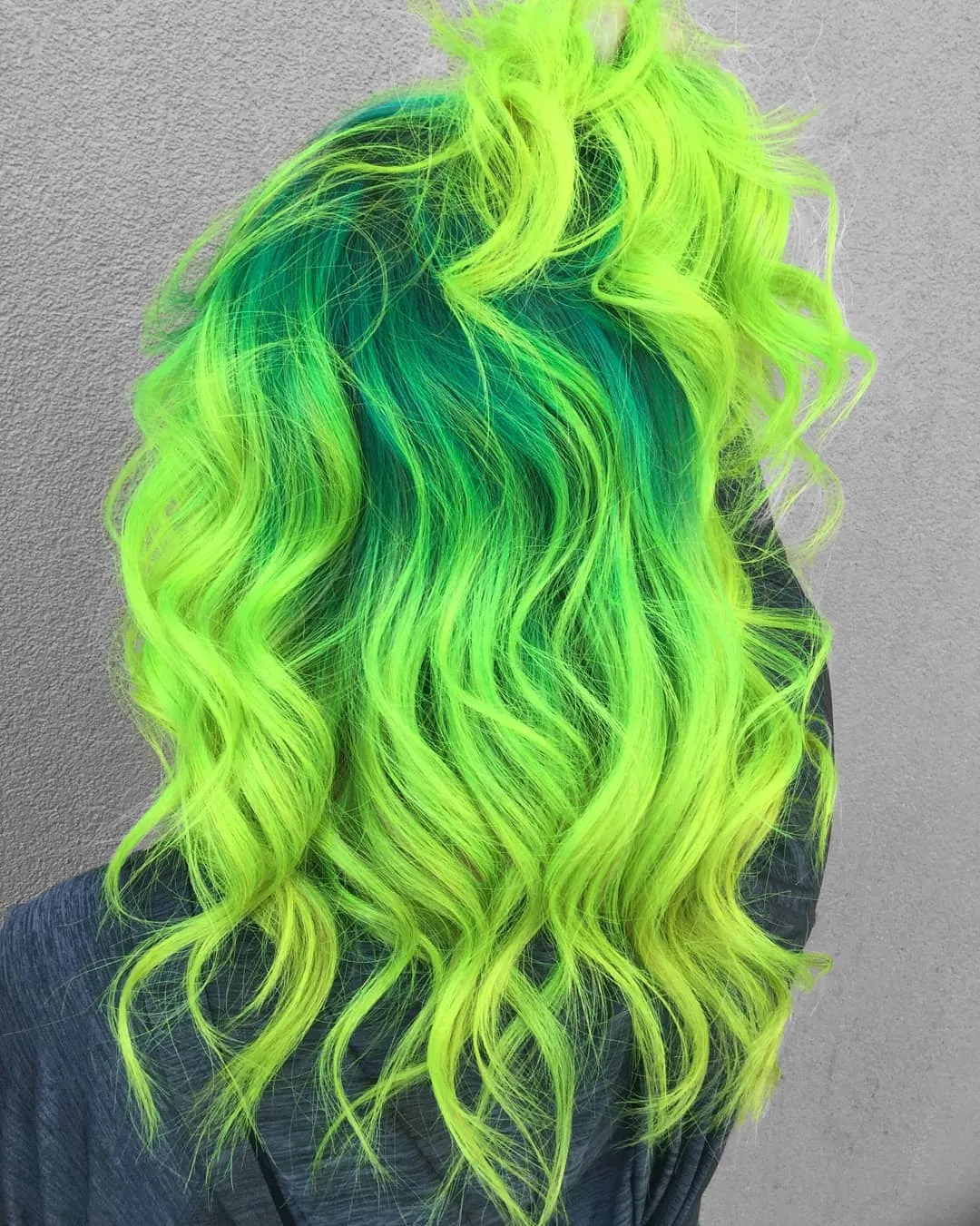 Lime Green Hair