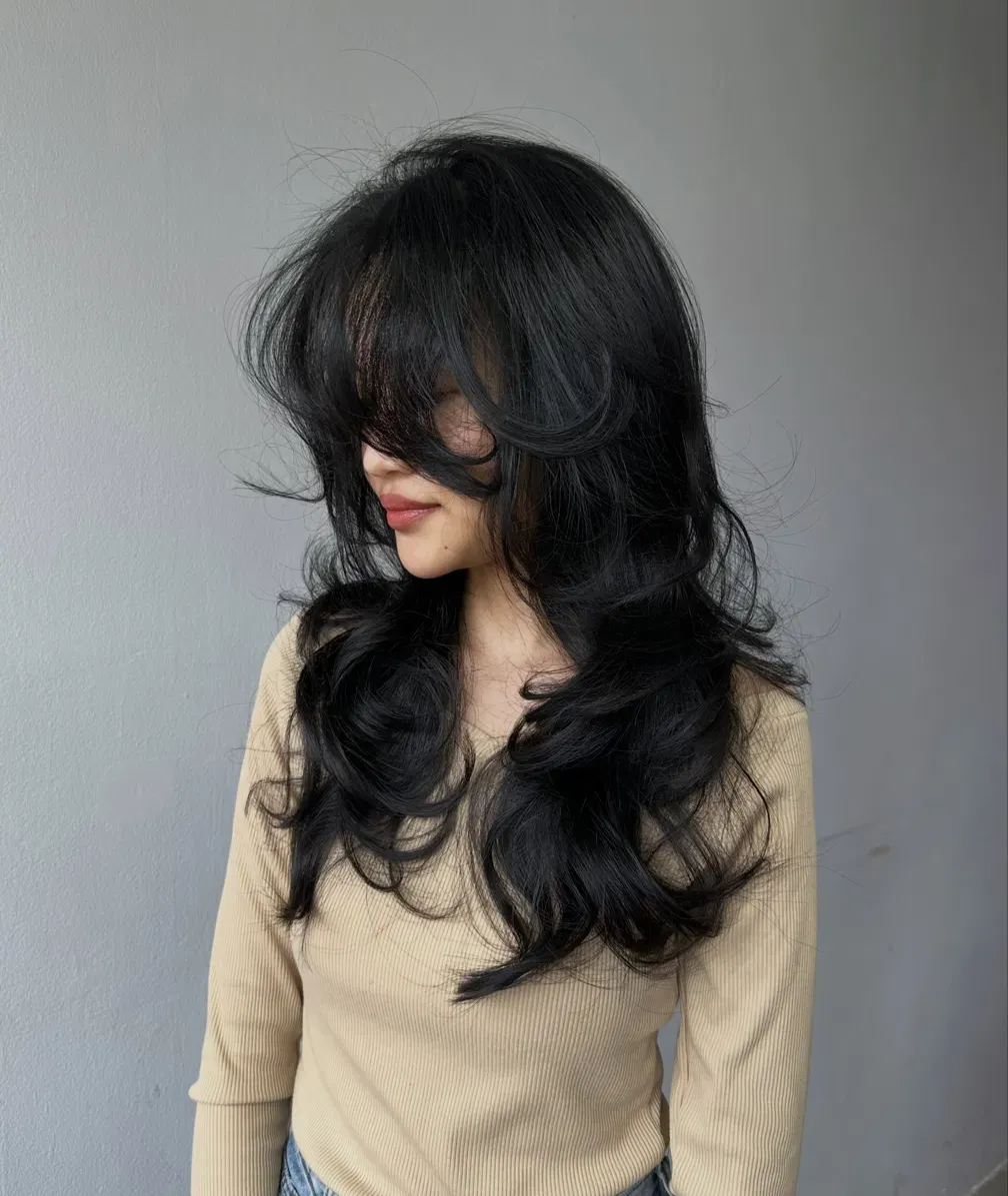 Messy Layered Haircut for Long Hair