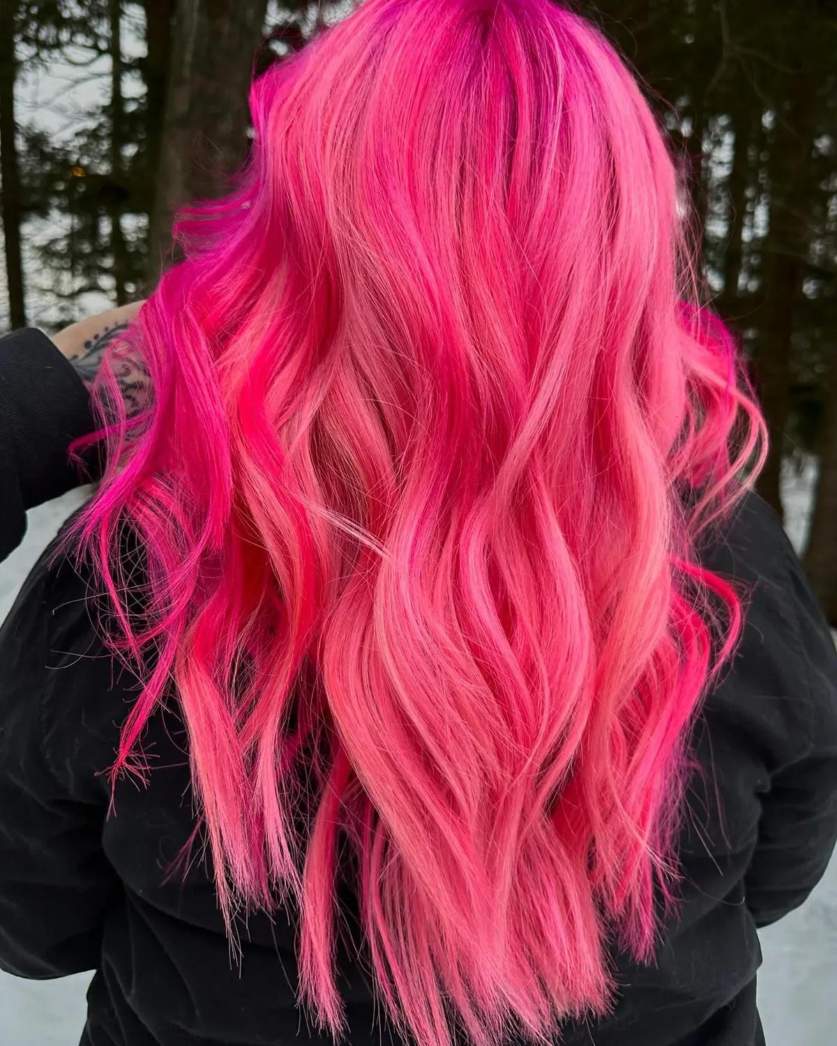 Neon Pink Hair