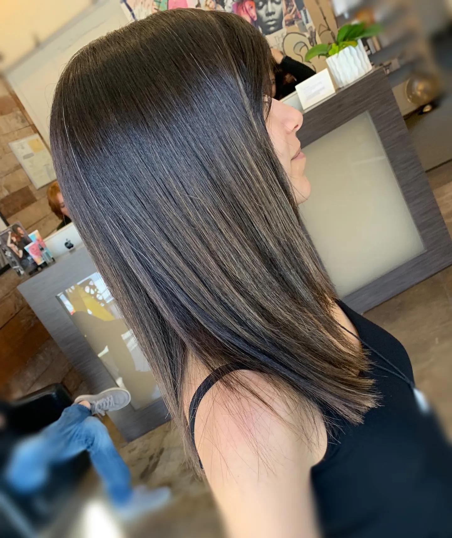 Sleek Layered Haircut for Long Hair