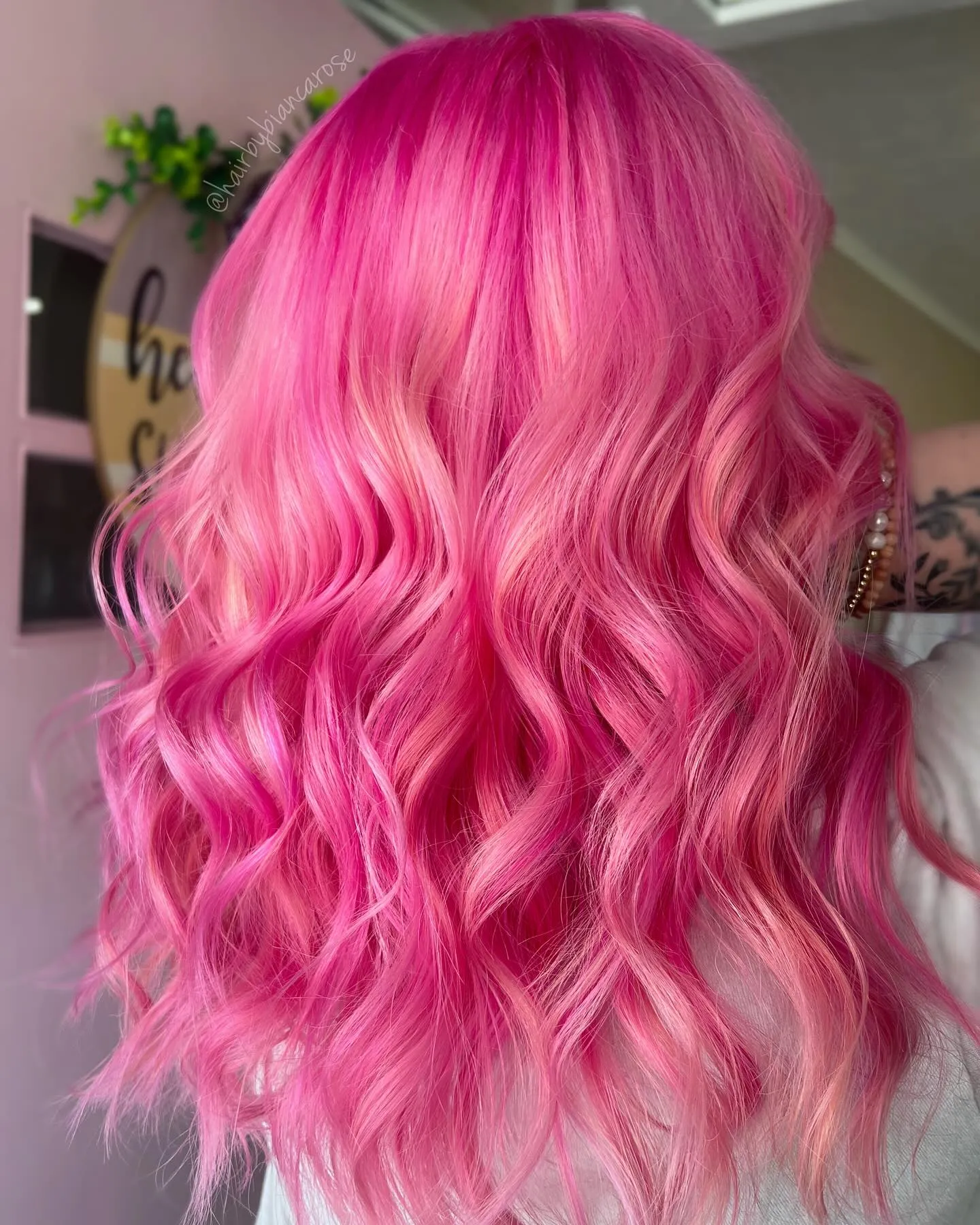 Watermelon Pink Hair