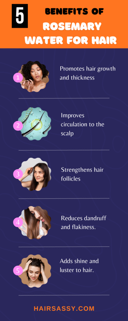 Benefits of Rosemary water for hair