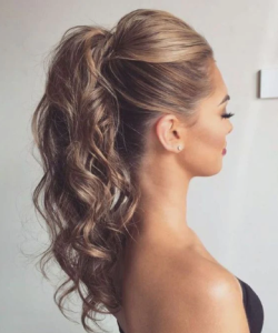 hairstyles for one shoulder dresses