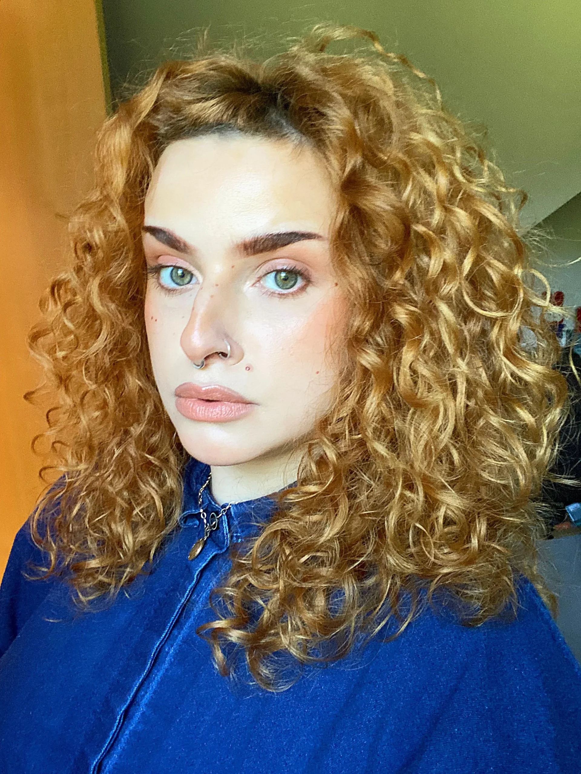 curly hair color ideas