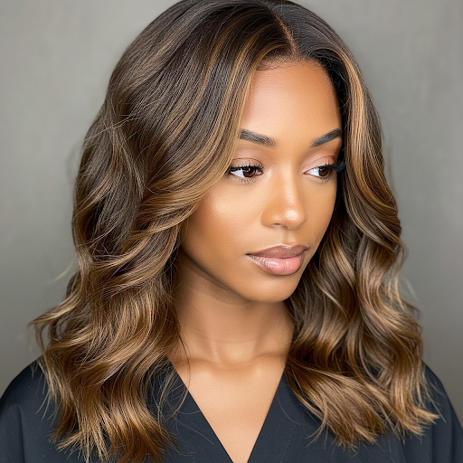 Caramel Highlights for medium skin tone