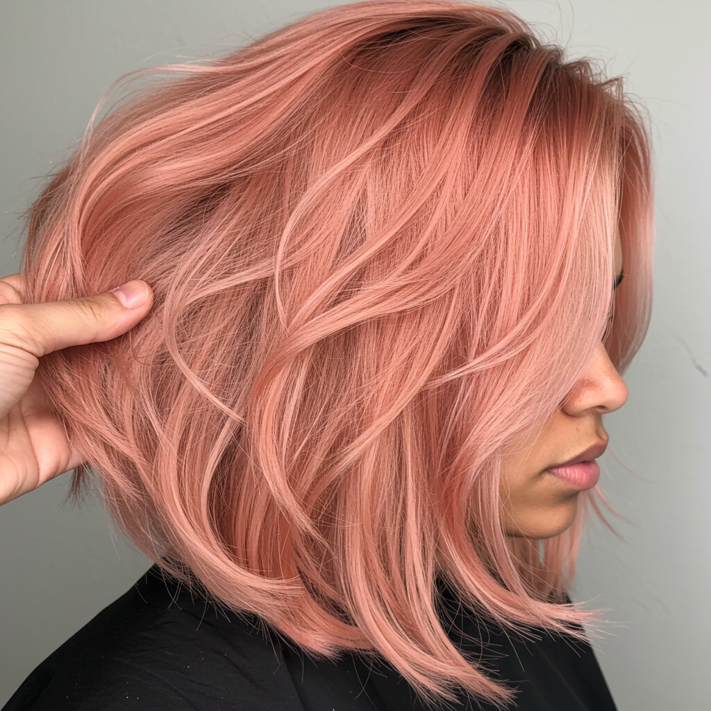 Rose Gold Hair Color