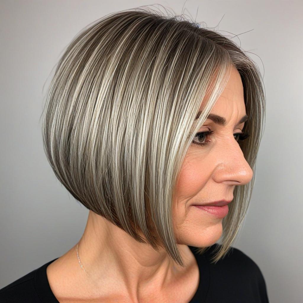 Sleek Inverted Bob