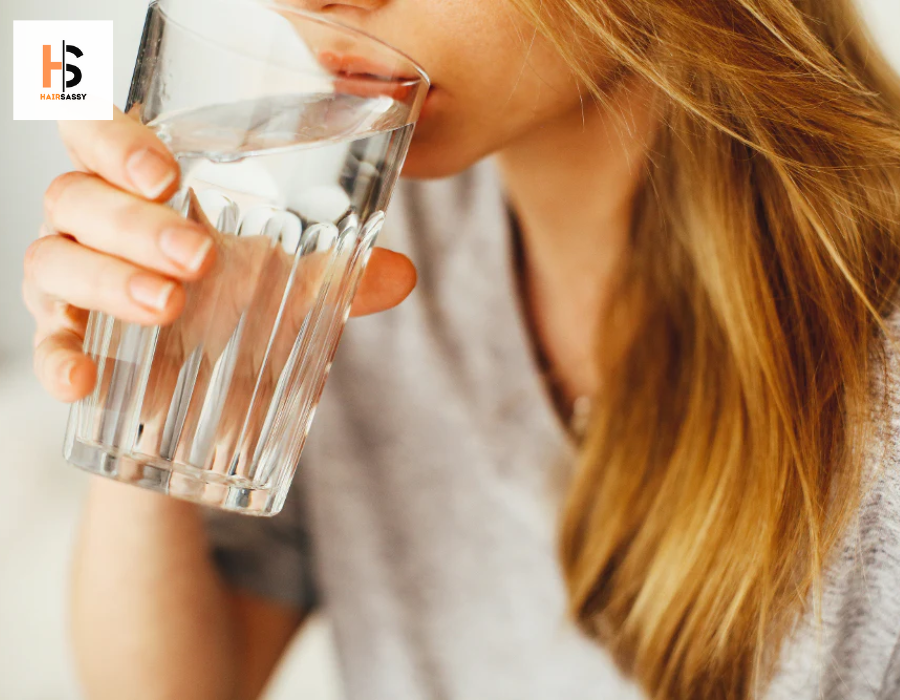 does drinking water help hair growth