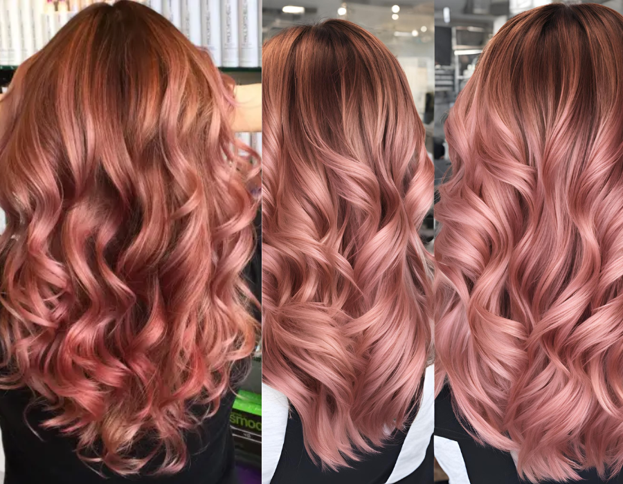 33 Classy rose gold hair color highlights Ideas 2024