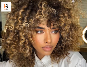 Highlights On Curly Hair