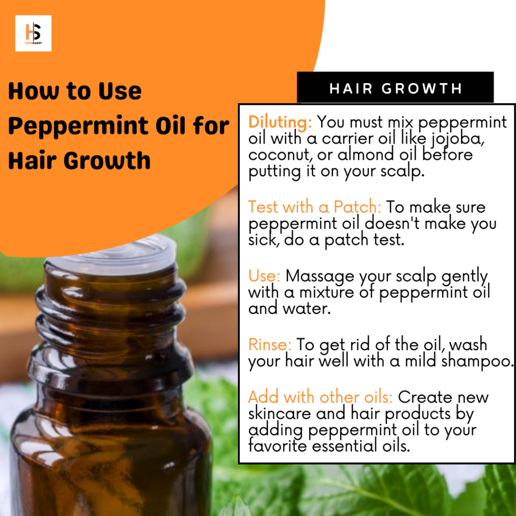 Peppermint Oil for 
Hair Growth