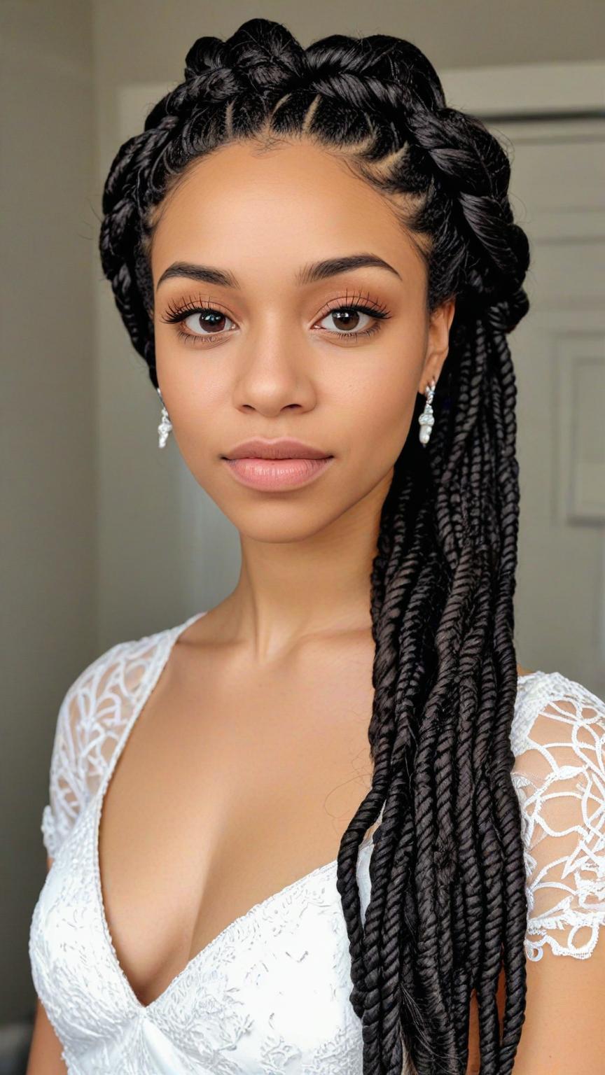 Dreadlock Wedding Hairstyles: Intricate Braids