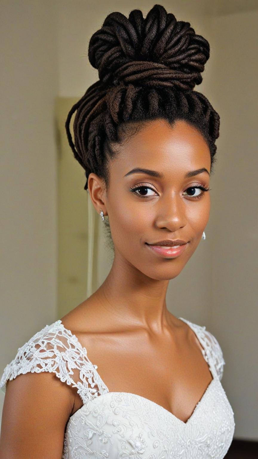 Dreadlock Wedding Hairstyles Dreadlock Bun