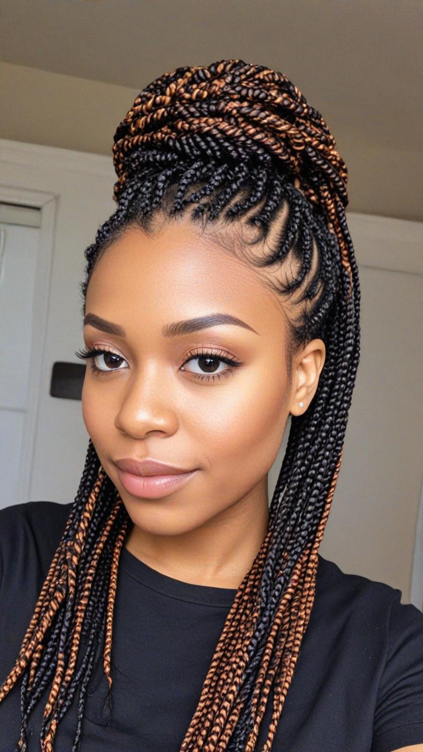 Kinky Twist Braids Styles: Highlights from Kinky Twists