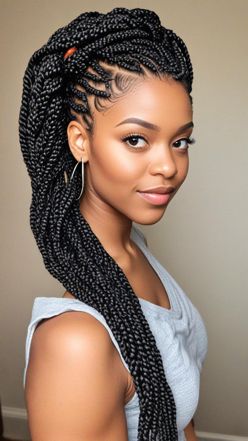 Kinky Twist Braids Styles Twists and curls Kinky Twist