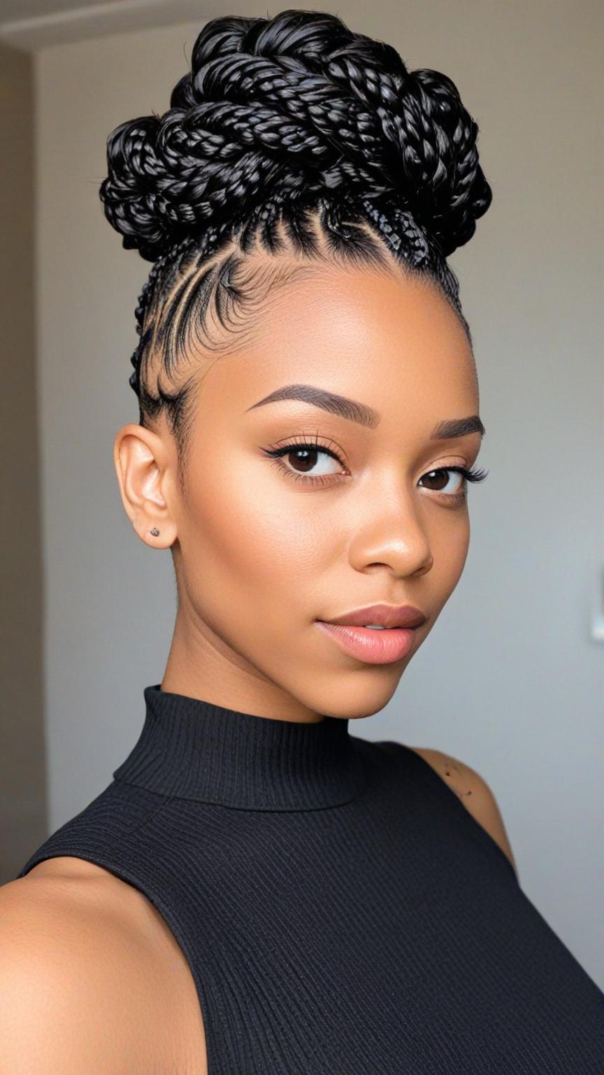 Kinky Twist Braids Styles Undercut Kinky Twists