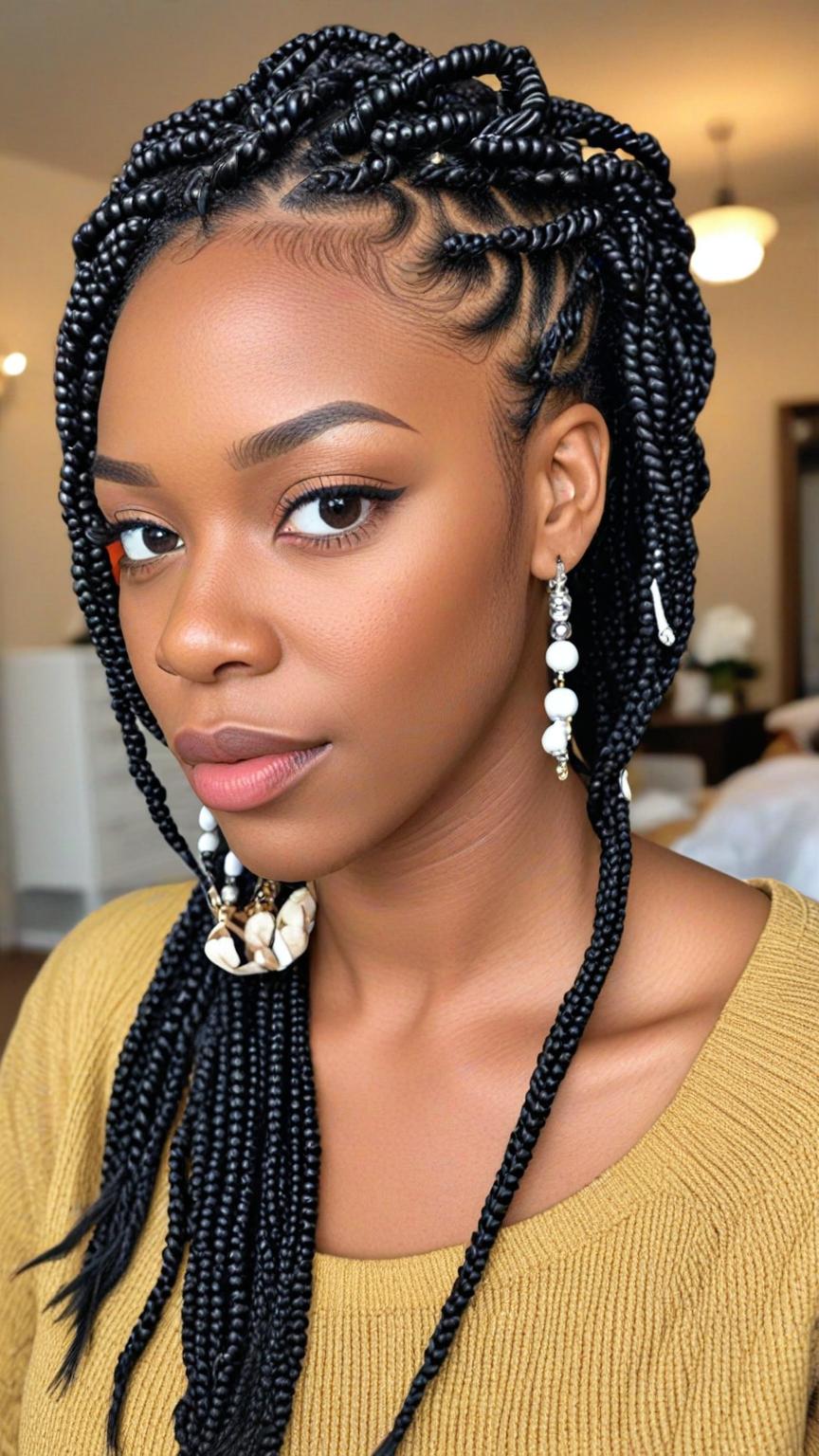 Kinky Twist with Beads