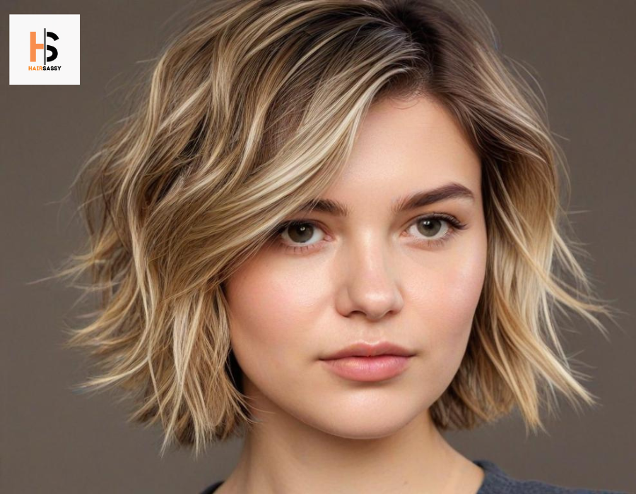 Chubby Face Low Maintenance Haircut