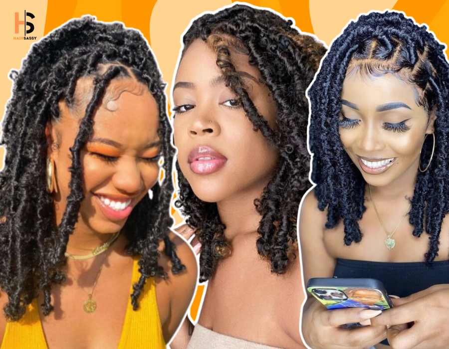 Short Butterfly Locs Hairstyles