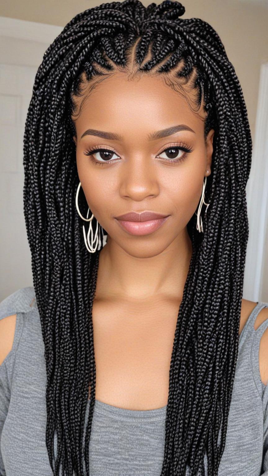 Kinky Twist Braids Styles: Tangy Twists