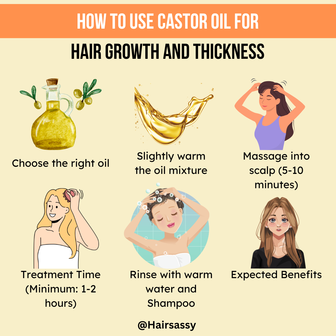 How To Use Castor Oil For Hair Growth And Thickness