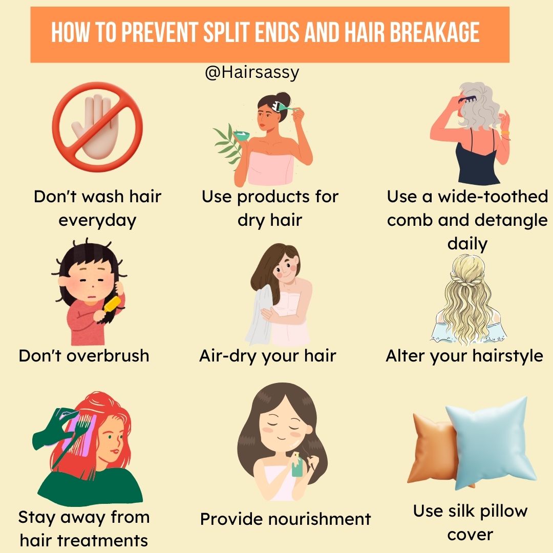 How to Prevent Split Ends and Hair Breakage