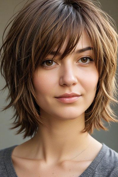 Layered Shaggy Bob